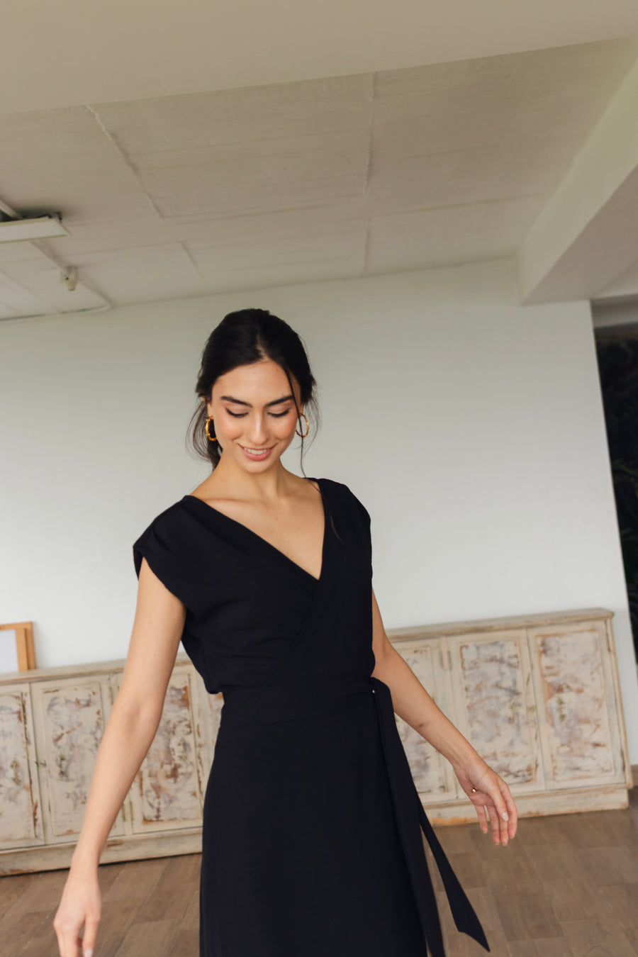Vestido Sabiduría - Negro