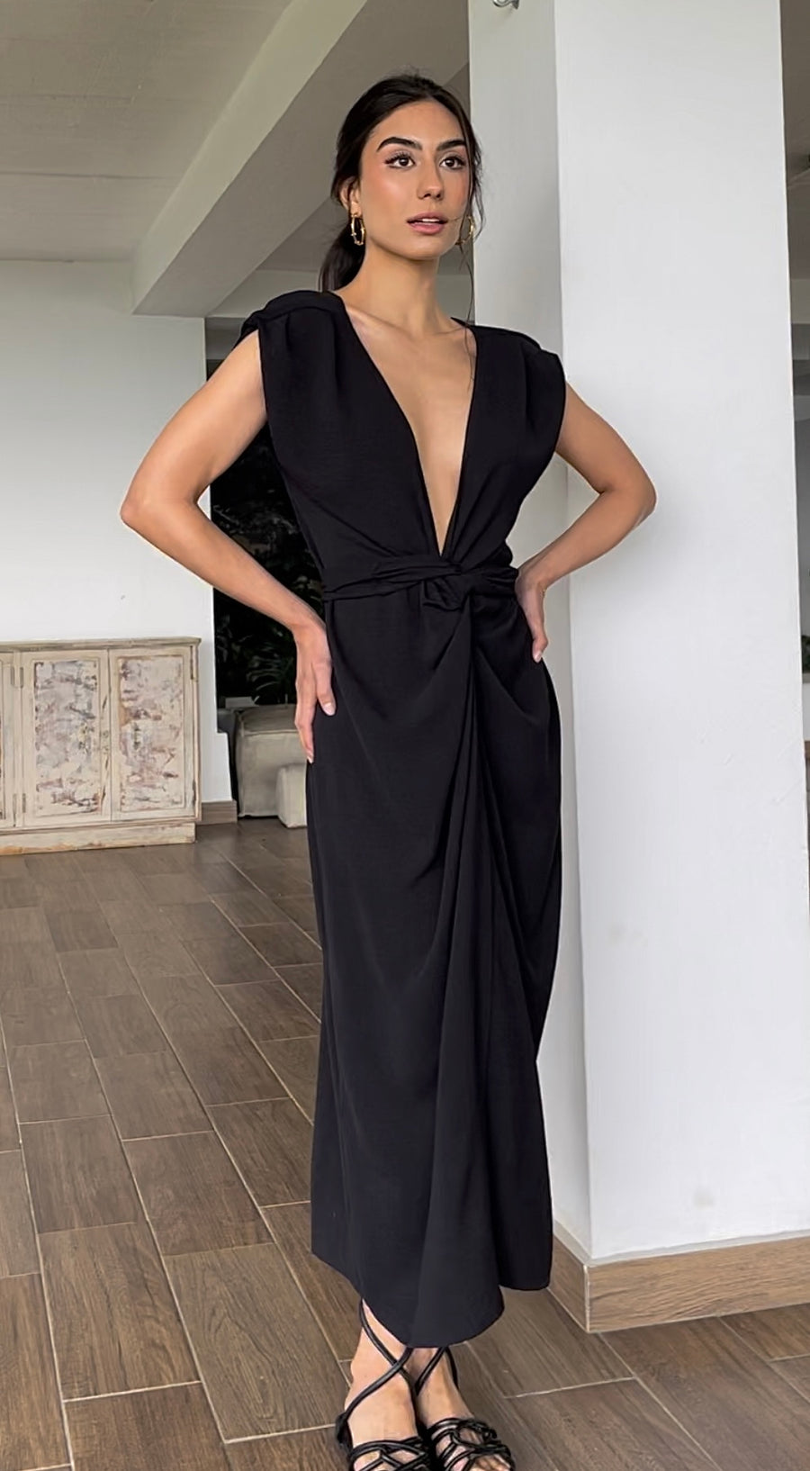 Vestido Sabiduría - Negro