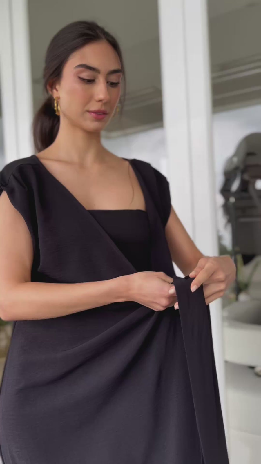 Vestido Sabiduría - Negro