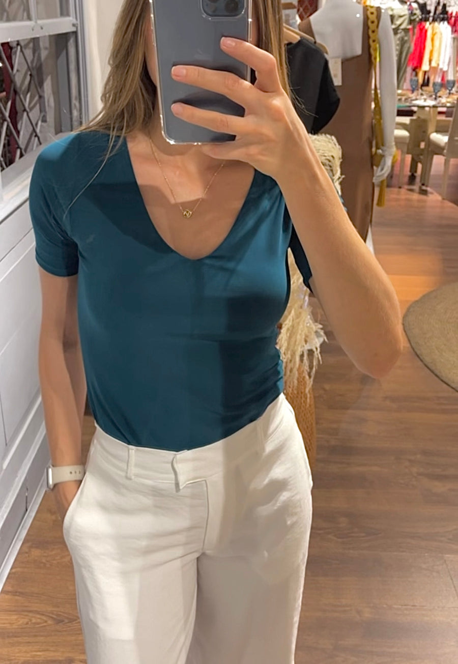 Top Mia - Verde Esmeralda